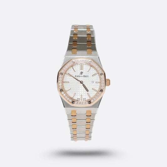 Audemars Piguet Royal Oak – Bicolore avec Lunette Sertie de Diamants