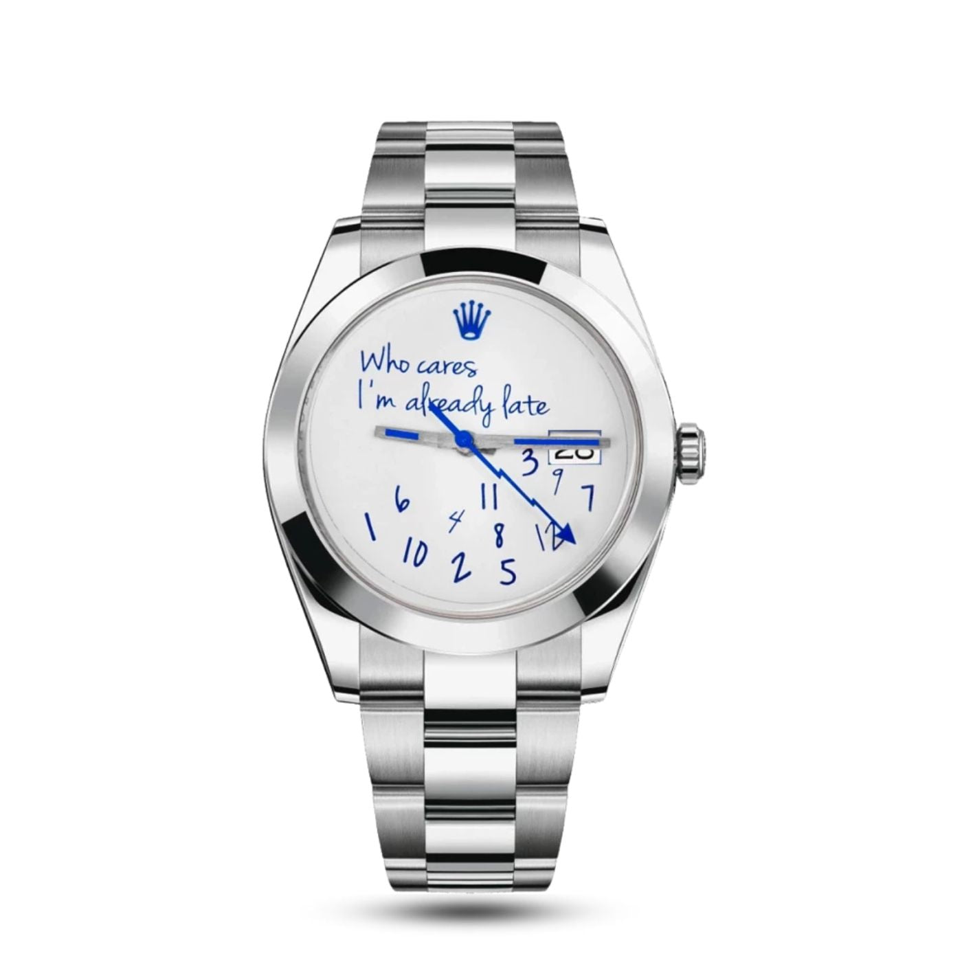 Rolex Datejust 41 , Who cares I‘m already late Dial